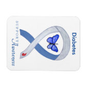 Magnet Flexible Sensibilisation au diabète Ruban Papier-mouche Aim (Horizontal)