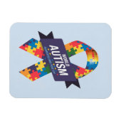 Magnet Flexible Sensibilisation sur l'autisme (Horizontal)