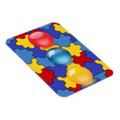 Magnet Flexible Sensibilisation sur l'autisme 5 aimant (Côté Droit)