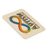 Magnet Flexible Sensibilisation sur l'autisme Accepter, Amour, Com (Côté Droit)