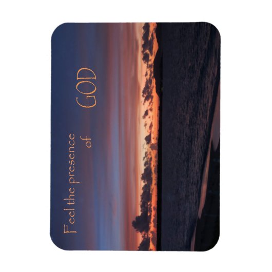 Magnet Flexible Sentez la présence de Dieu (Vertical)