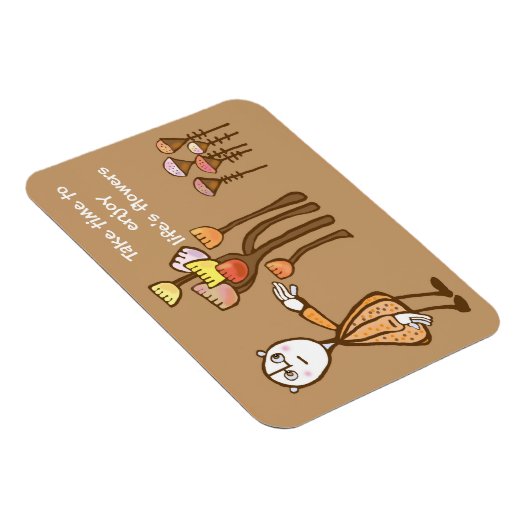 Magnet Flexible Sentez les fleurs (Côté Droit)