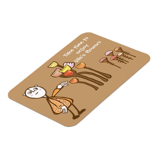 Magnet Flexible Sentez les fleurs (Côté Gauche)