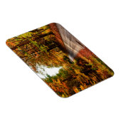 Magnet Flexible Sentier boisé avec feuillage d'automne (Côté Droit)