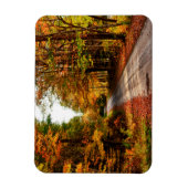 Magnet Flexible Sentier boisé avec feuillage d'automne (Vertical)