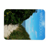 Magnet Flexible Sentier de plage, Dunes de sable, Wangerooge, Fris (Horizontal)