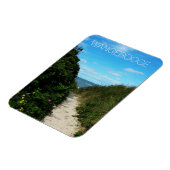 Magnet Flexible Sentier de plage, Dunes de sable, Wangerooge, Fris (Côté Gauche)