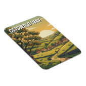 Magnet Flexible Sentier des Cotswold Angleterre Voyage (Côté Droit)