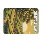 Magnet Flexible Sentier des Cotswold Angleterre Voyage (Horizontal)