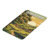 Magnet Flexible Sentier des Cotswold Angleterre Voyage (Côté Gauche)