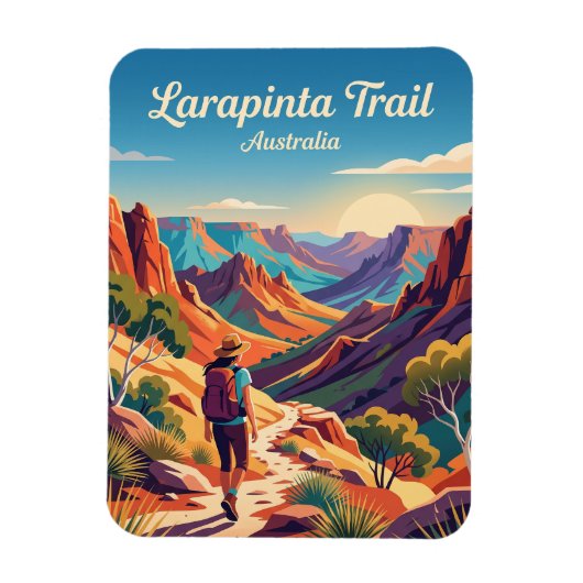 Magnet Flexible Sentier Larapinta Australie (Vertical)