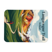 Magnet Flexible Sentier Laugavegur Islande (Horizontal)