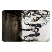 Magnet Flexible Sepia Goth Girl (Horizontal)