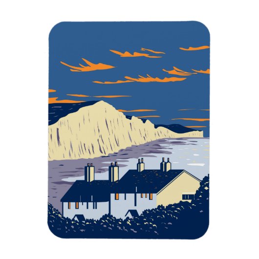 Magnet Flexible Sept Soeurs (Vertical)