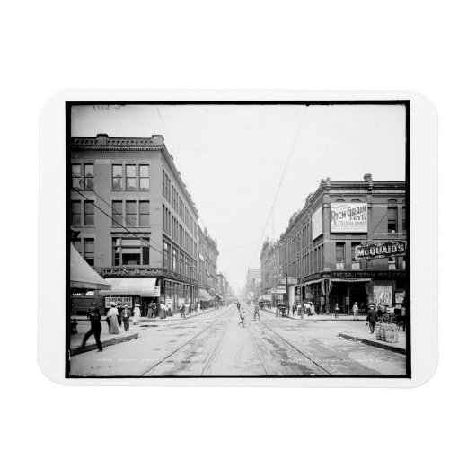 Magnet Flexible Septième rue, St. Paul, Minnesota Vintage (Horizontal)