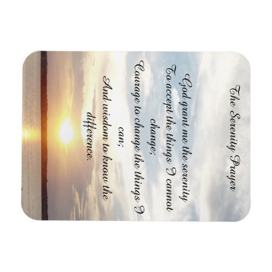 Magnet Flexible Serenity Prayer (Horizontal)