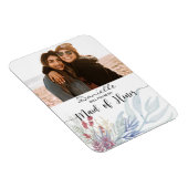 Magnet Flexible Serez-vous ma servante d'honneur du feuillage d'aq (Côté Droit)