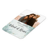 Magnet Flexible Serez-vous ma servante d'honneur sage Aimant vert (Côté Gauche)