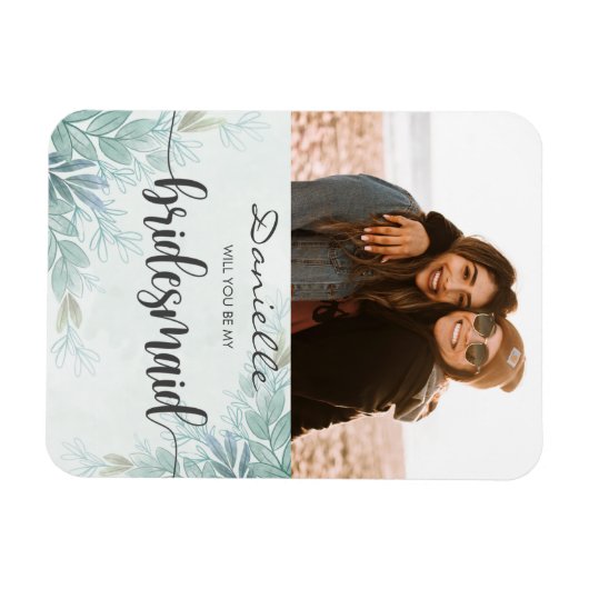 Magnet Flexible Serez-Vous Mon Épouse sage Aimant vert (Horizontal)