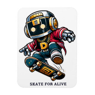 Magnet Flexible Série de skate de style de rue
