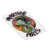 Magnet Flexible Serpent d'arts martiaux (Côté Droit)