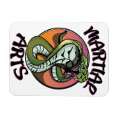 Magnet Flexible Serpent d'arts martiaux (Horizontal)