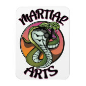 Magnet Flexible Serpent d'arts martiaux (Vertical)