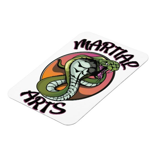 Magnet Flexible Serpent d'arts martiaux (Côté Gauche)
