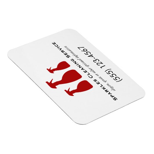 Magnet Flexible Services de nettoyage (Côté Droit)