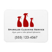 Magnet Flexible Services de nettoyage (Horizontal)