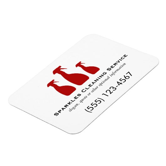 Magnet Flexible Services de nettoyage (Côté Gauche)