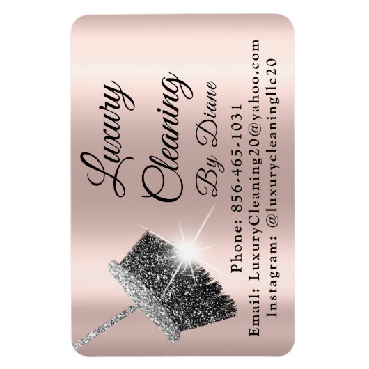 Magnet Flexible Services de nettoyage des aimants de voiture Maid  (Vertical)