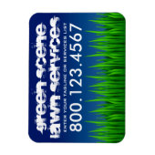 Magnet Flexible services de pelouse de scène verte (Vertical)