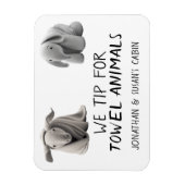 Magnet Flexible Serviettes Animaux Funny Cruise Porte Marker (Vertical)