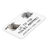 Magnet Flexible Serviettes Animaux Funny Cruise Porte Marker (Côté Gauche)