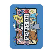 Magnet Flexible Sésame Sésame | Sesame Pals signe de Doodle (Vertical)