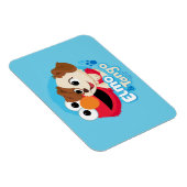Magnet Flexible Sesame Street | Elmo & Tango Badge (Côté Droit)