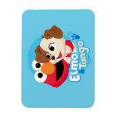 Magnet Flexible Sesame Street | Elmo & Tango Badge (Vertical)