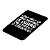 Magnet Flexible Seulement La Moitié De La Programmation Est Codage (Côté Gauche)