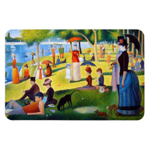 Magnet Flexible Seurat : Un dimanche à La Grande Jatte