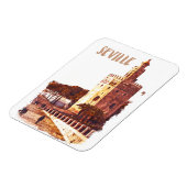 Magnet Flexible Séville Espagne Andalousie Voyage (Côté Gauche)