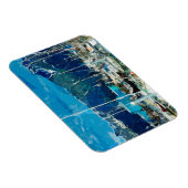 Magnet Flexible Seward Harbour Alaska Impressionnisme Abstrait (Côté Droit)