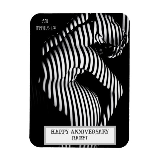 Magnet Flexible Sexy Mariage Anniversaire Naughty (Vertical)