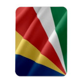 Magnet Flexible Seychelles - Drapeau d'agitation - (Vertical)