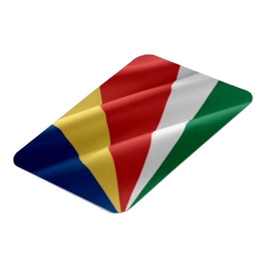 Magnet Flexible Seychelles - Drapeau d'agitation - (Côté Gauche)