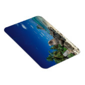 Magnet Flexible Seychelles, île de Mahe, plage d'Anse Royale. (Côté Droit)