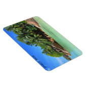 Magnet Flexible Seychelles - plage de sable avec palmiers sur l'îl (Côté Droit)