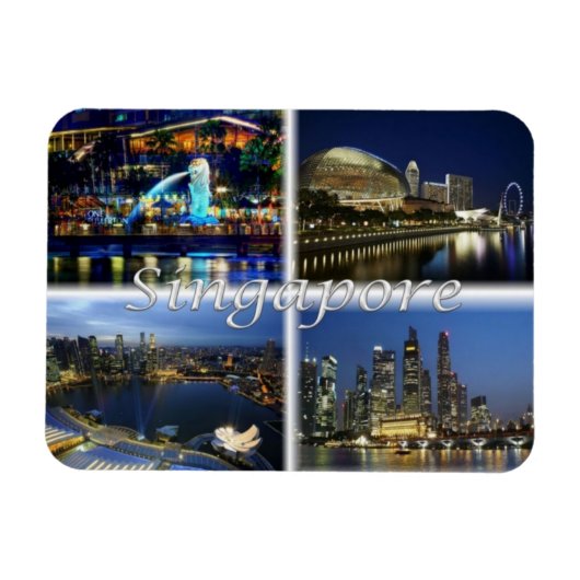 Magnet Flexible SG Singapour (Horizontal)