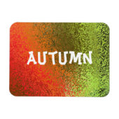 Magnet Flexible Shades de nom propre de l'aimant orange et vert Pr (Horizontal)