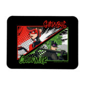 Magnet Flexible Shadybug et Noir glacé (Horizontal)